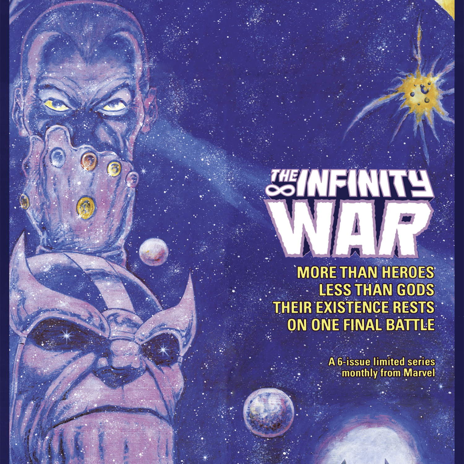 Jim Starlin "The Infinity War" Acrylic Panel Print