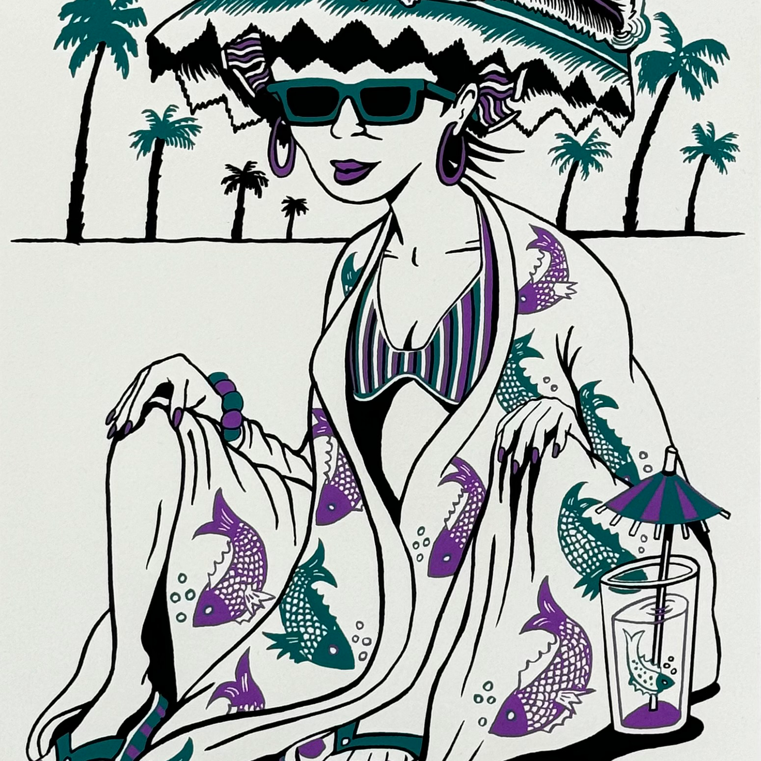 Jim Pollock "Waterwheel - Riviera Maya 2024"