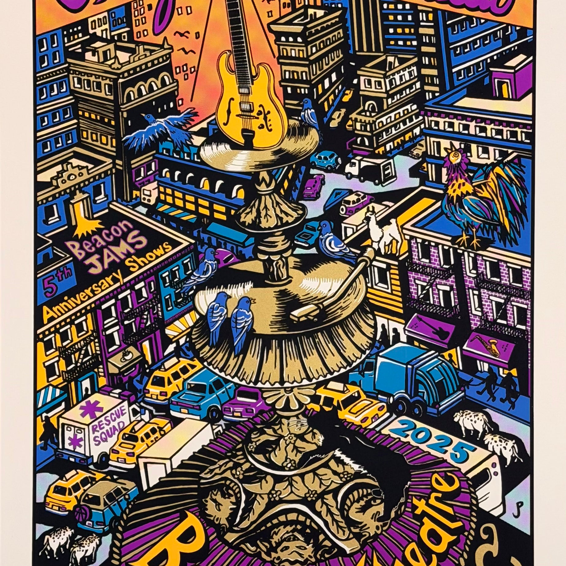 Jim Pollock "Trey Anastasio Beacon Jams 5th Anniversary" Natural Variant AE