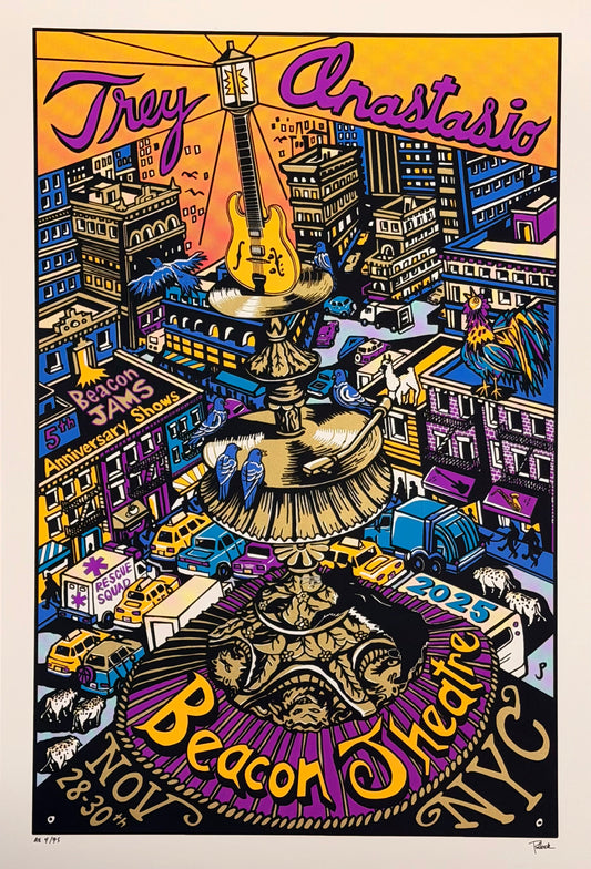 Jim Pollock "Trey Anastasio Beacon Jams 5th Anniversary" Natural Variant AE