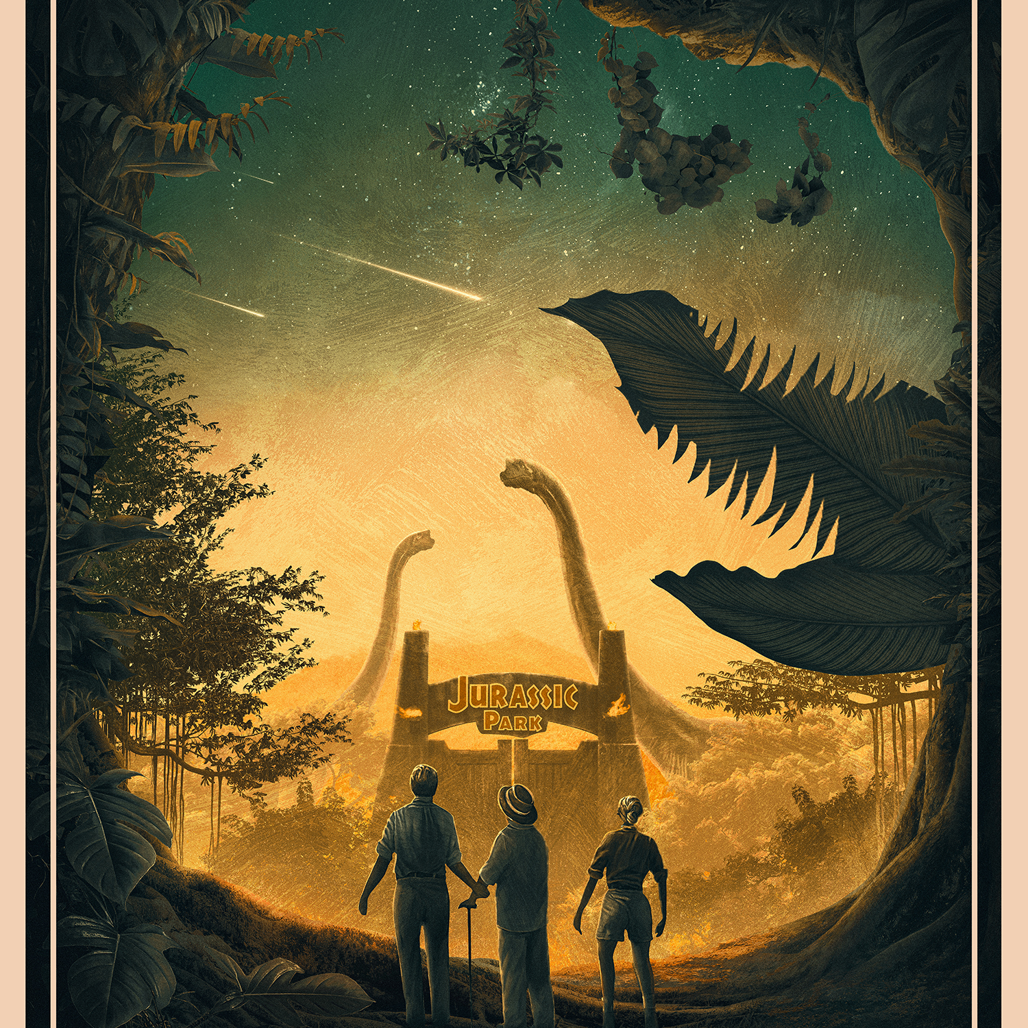 Nicolas Tetreault-Abel "Jurassic Park" Acrylic Panel Print