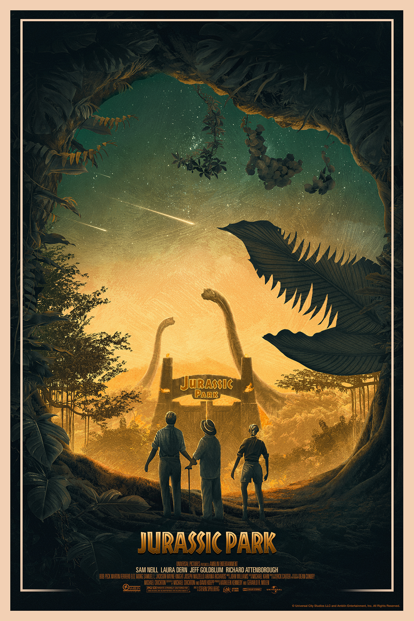 Nicolas Tetreault-Abel "Jurassic Park" Acrylic Panel Print