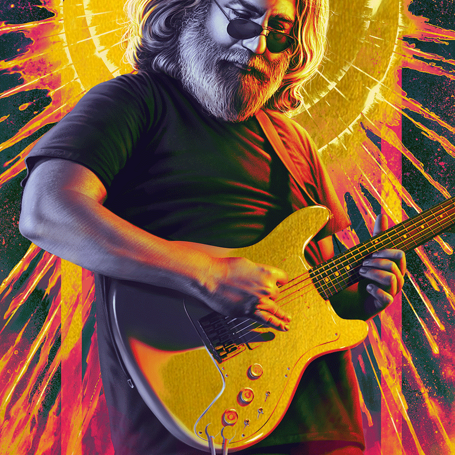Robert Laskey "Jerry Garcia" Gold Foil Variant