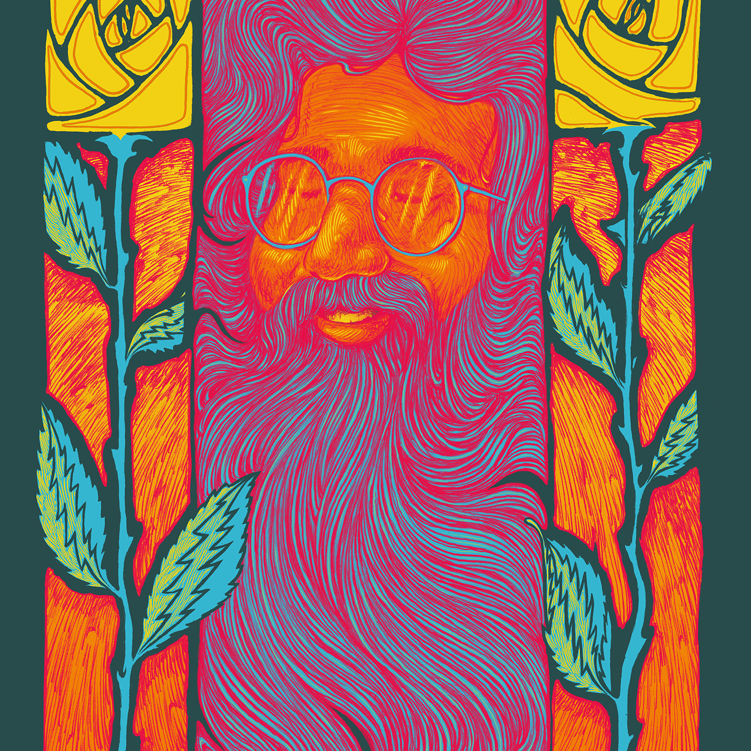 Zach Landrum "Jerry Garcia" Evergreen Variant