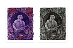 David Welker "Jerry Garcia" Screen Print - SET