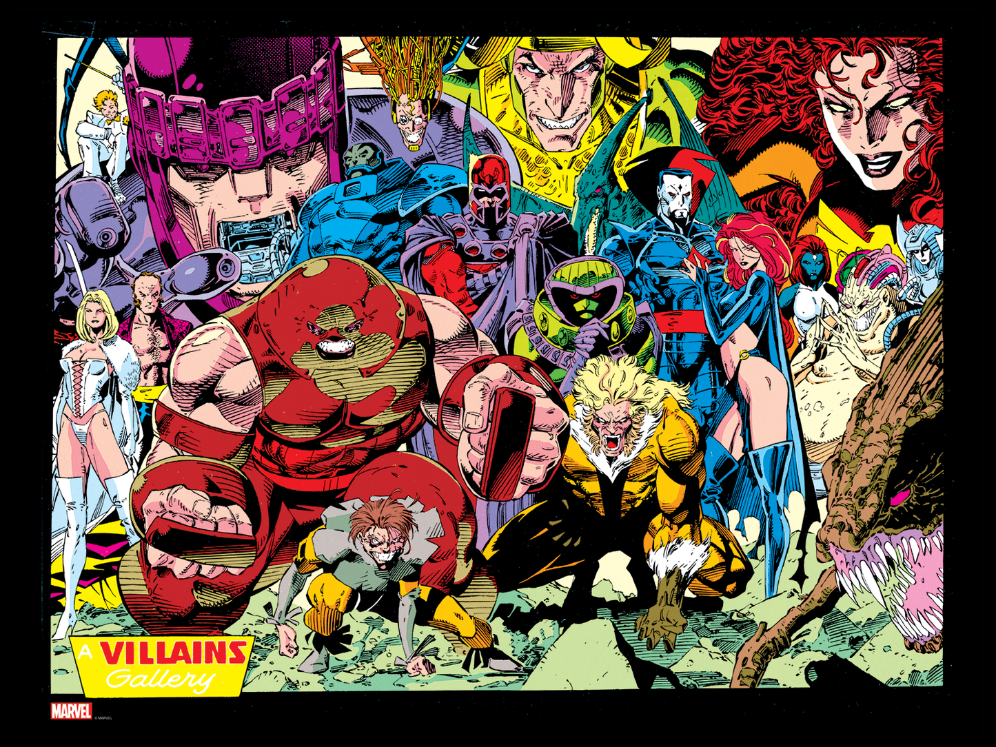 Jim Lee "X-Men Villains 20th Anniversary Cover"