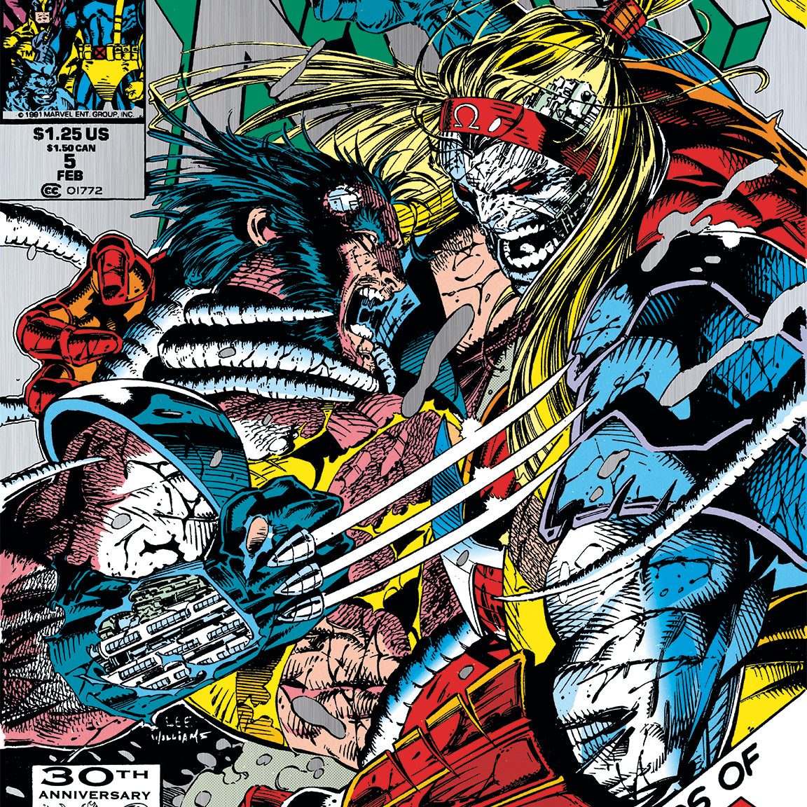 Jim Lee "X-Men #5" Aluminum Print