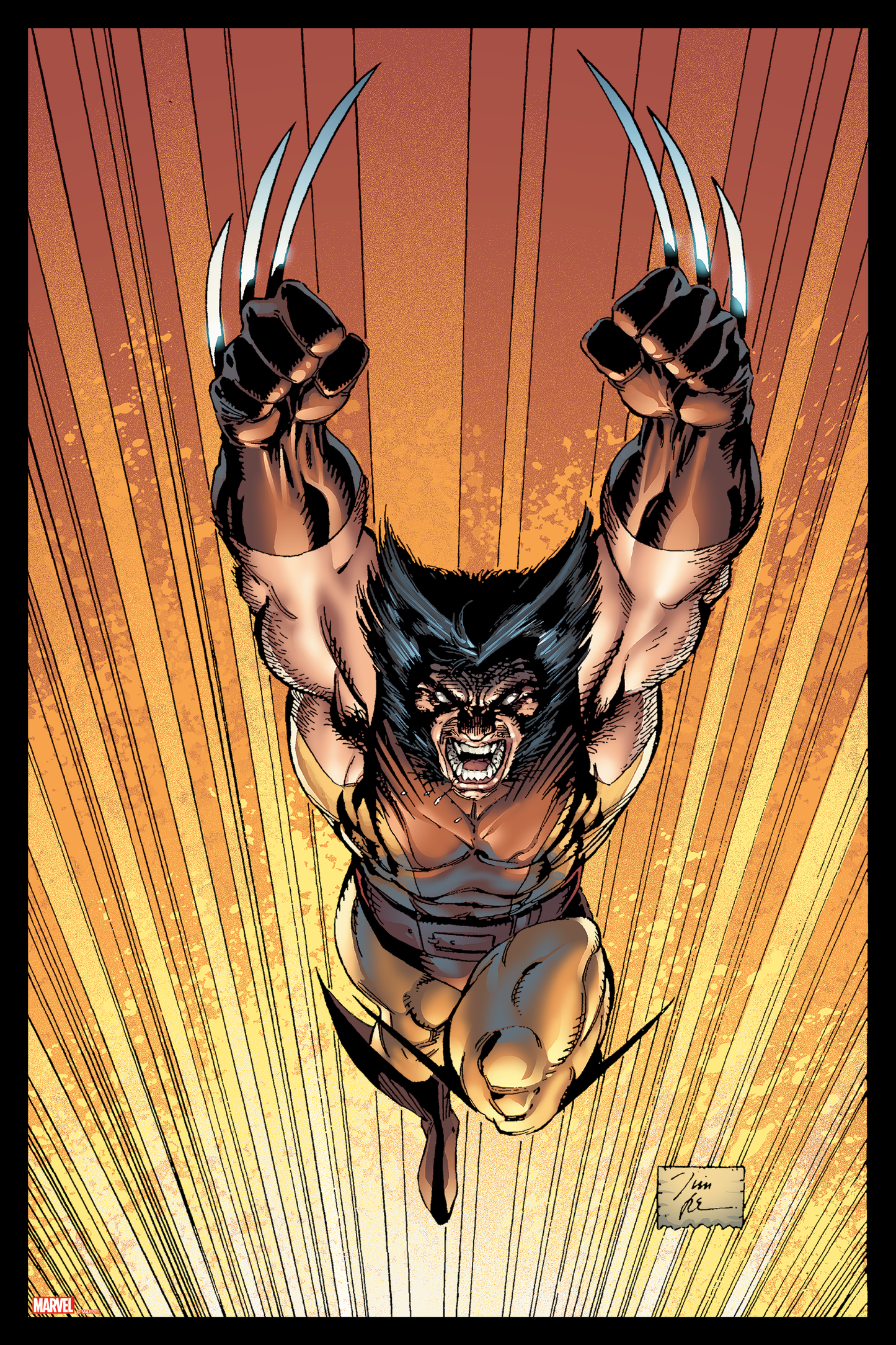 Jim Lee "Wolverine #27" Art Print Variant