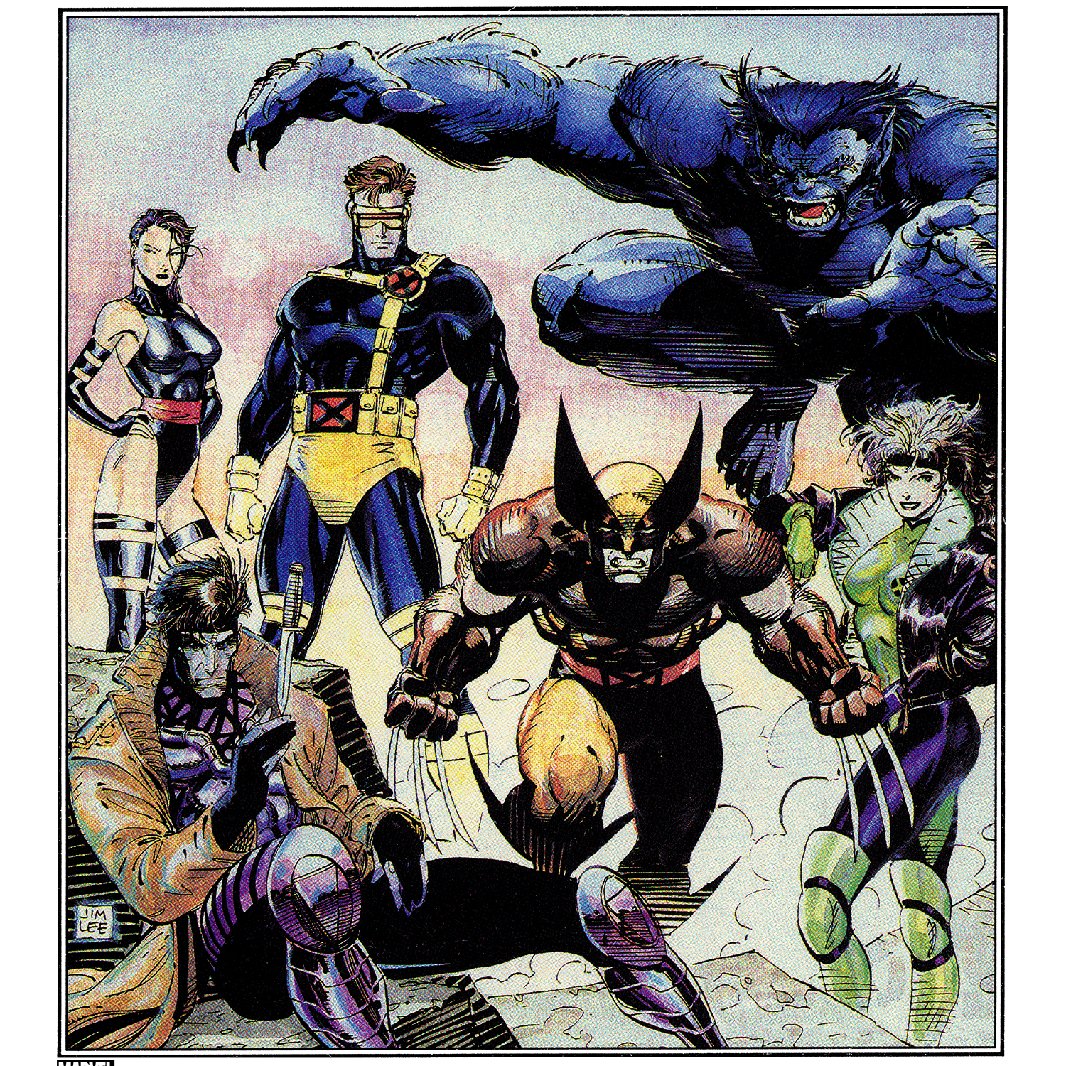 Jim Lee "Advance Comics #32" Cover Art - Acrylic Panel Print