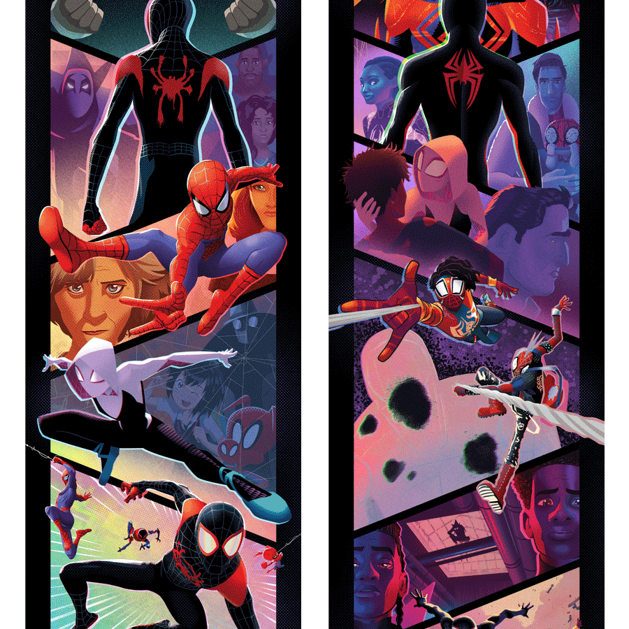 Joe Hogan "Into & Across the Spider-Verse" Foil Variant SET