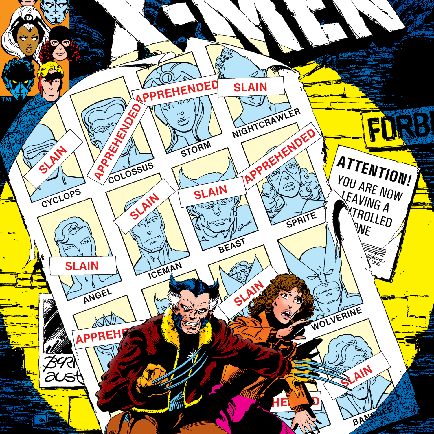 John Byrne "X-Men #141"