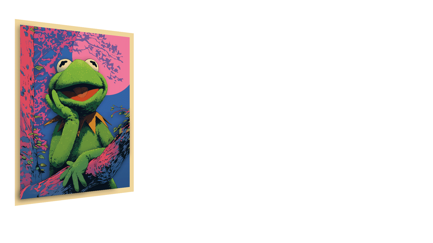 MonkeyMouth "Kermit" Multi-Layer Acrylic