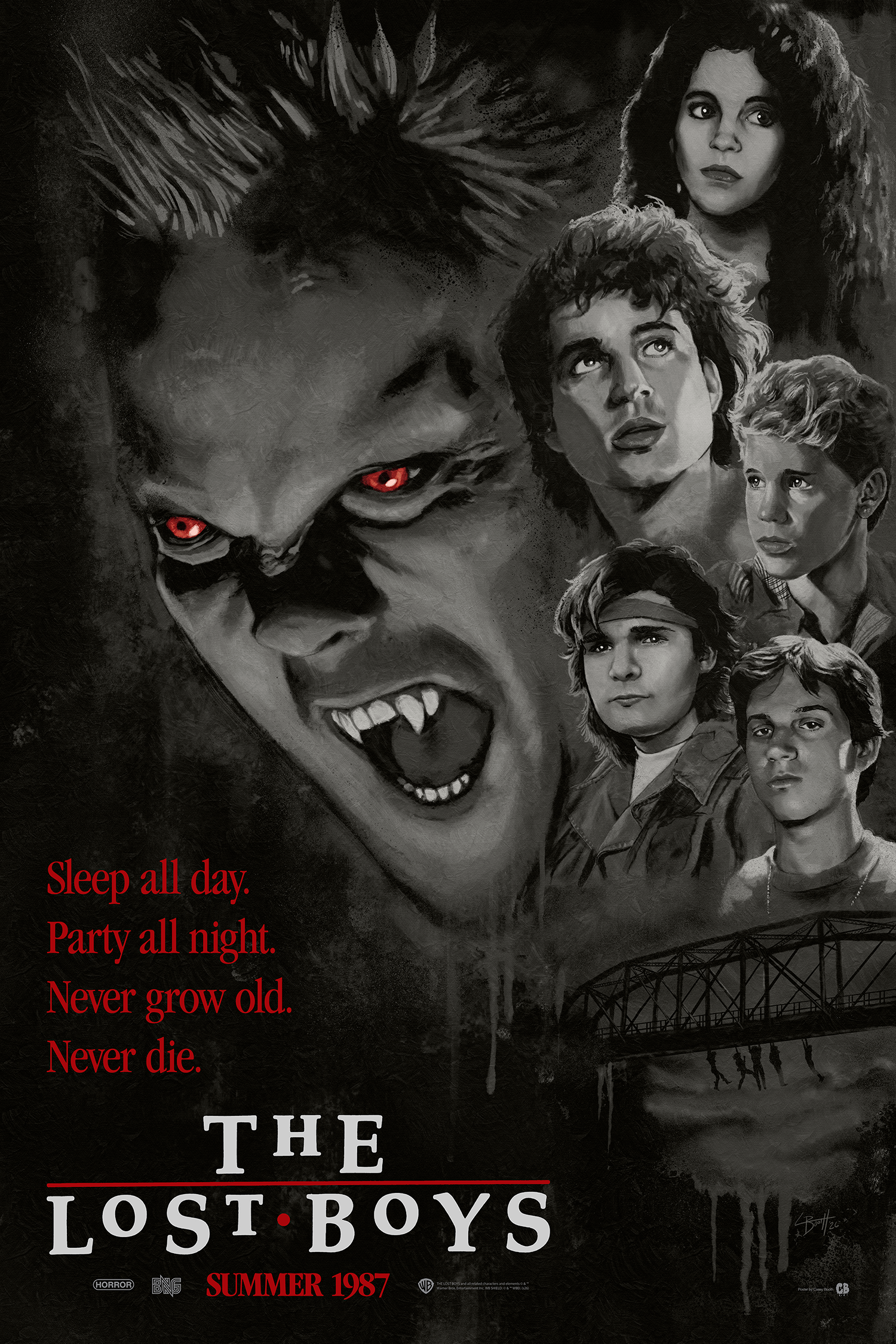 Casey Booth "The Lost Boys" Noir Variant