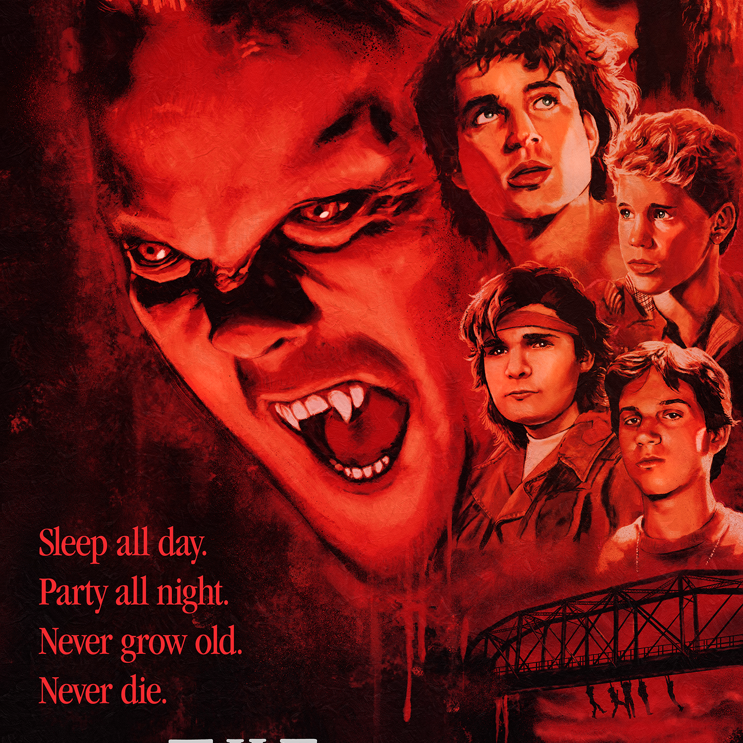 Casey Booth "The Lost Boys" Acrylic Panel Print