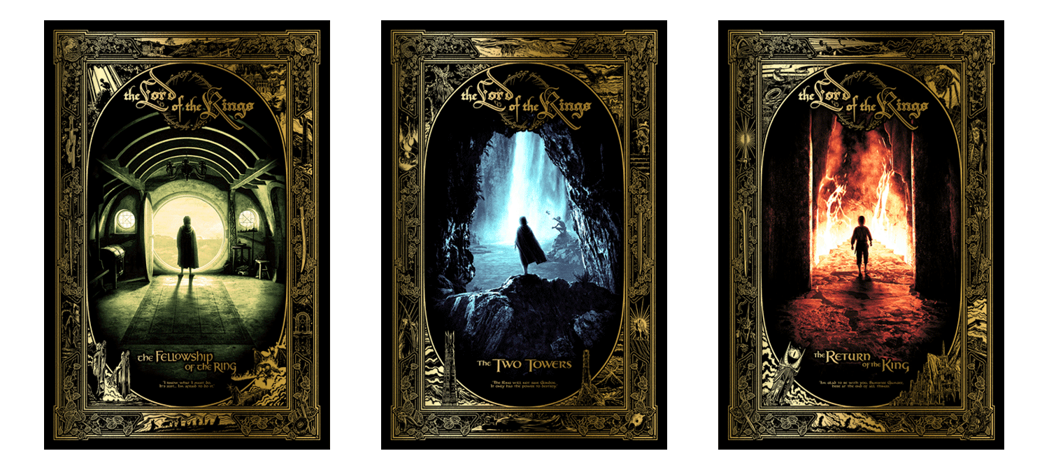 Kevin Wilson "The Lord of the Rings Trilogy" Gold Foil Variant