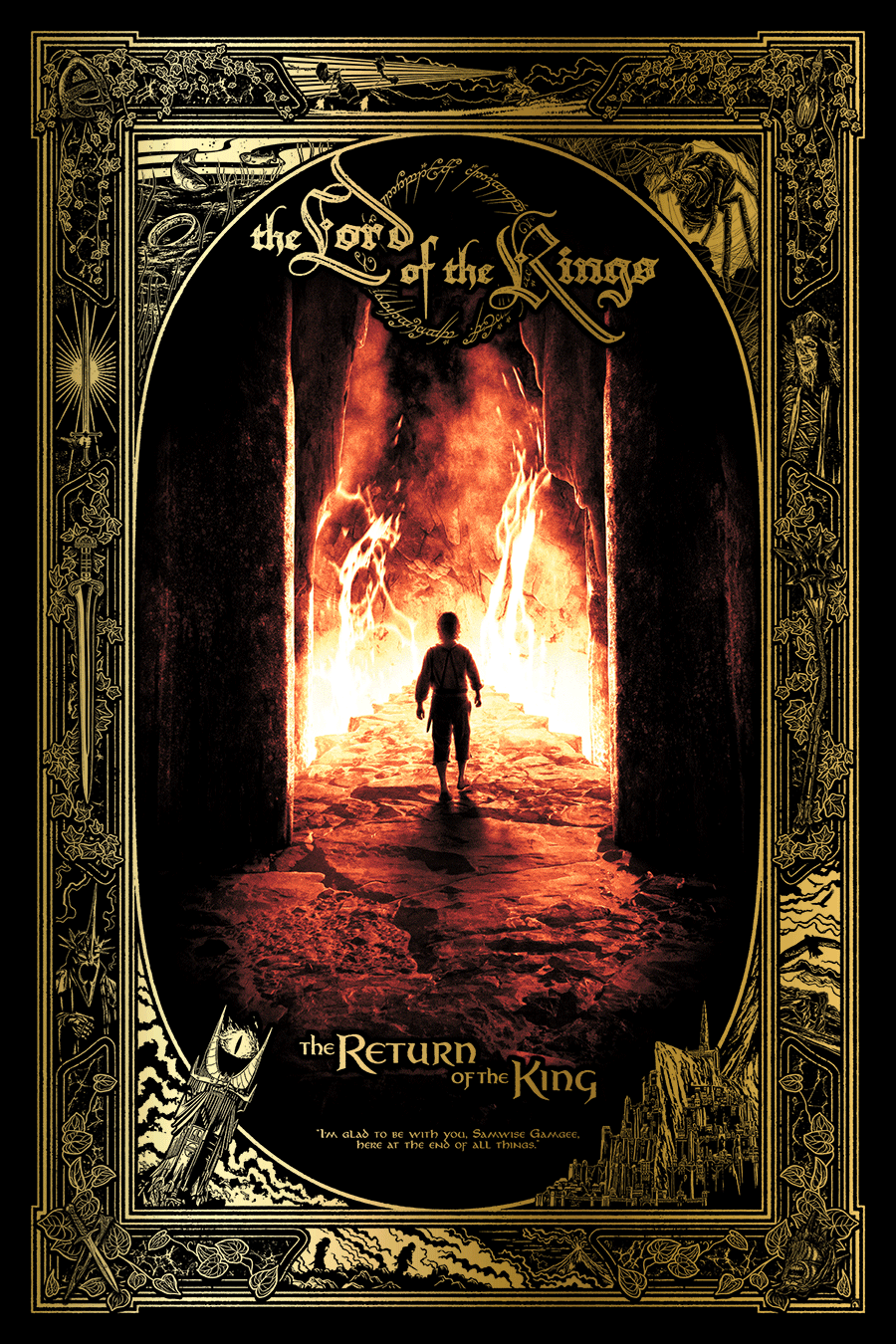 Kevin Wilson "The Lord of the Rings Trilogy" Gold Foil Variant