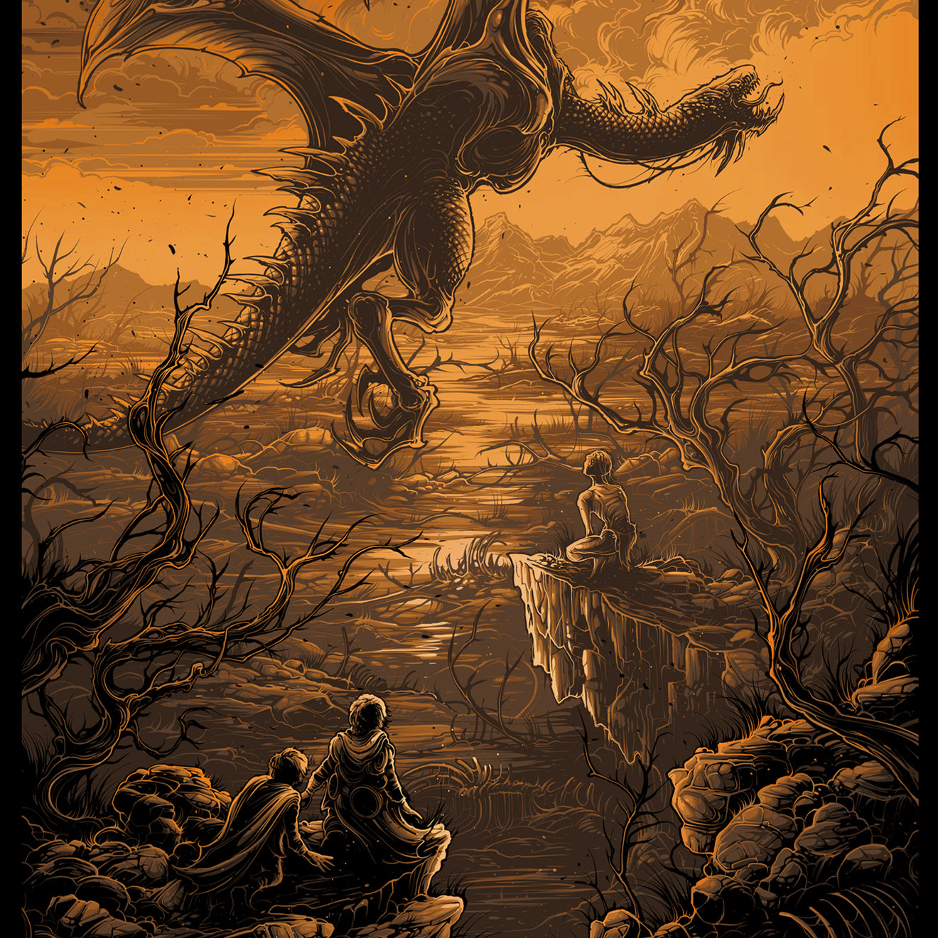 Dan Mumford "LOTR: The Two Towers" Foil Variant