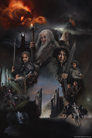 Theodora Daniela Capăt "The Lord of the Rings" Acrylic Panel ART Print