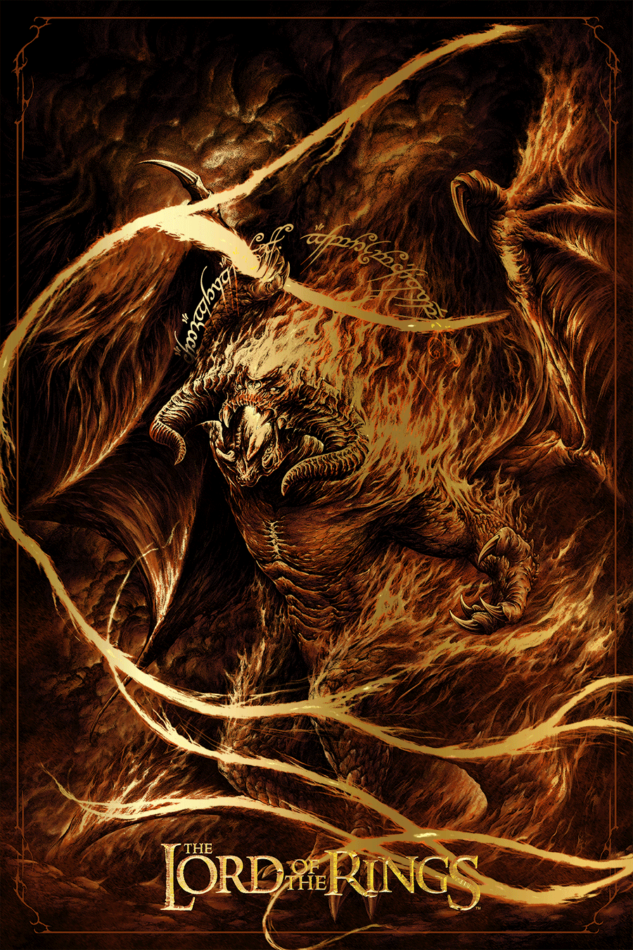 Feri Irawan "Sauron, Nazgul & Balrog" Gold Foil Variant (SET)