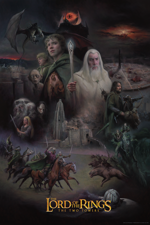 Theodora Daniela Capăt "The Lord of the Rings: The Two Towers" Acrylic Panel Print