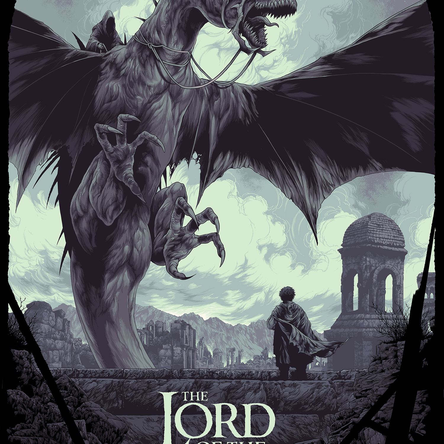 Ken Taylor "The Lord of the Rings: The Two Towers" Variant - Multi-Layer Acrylic