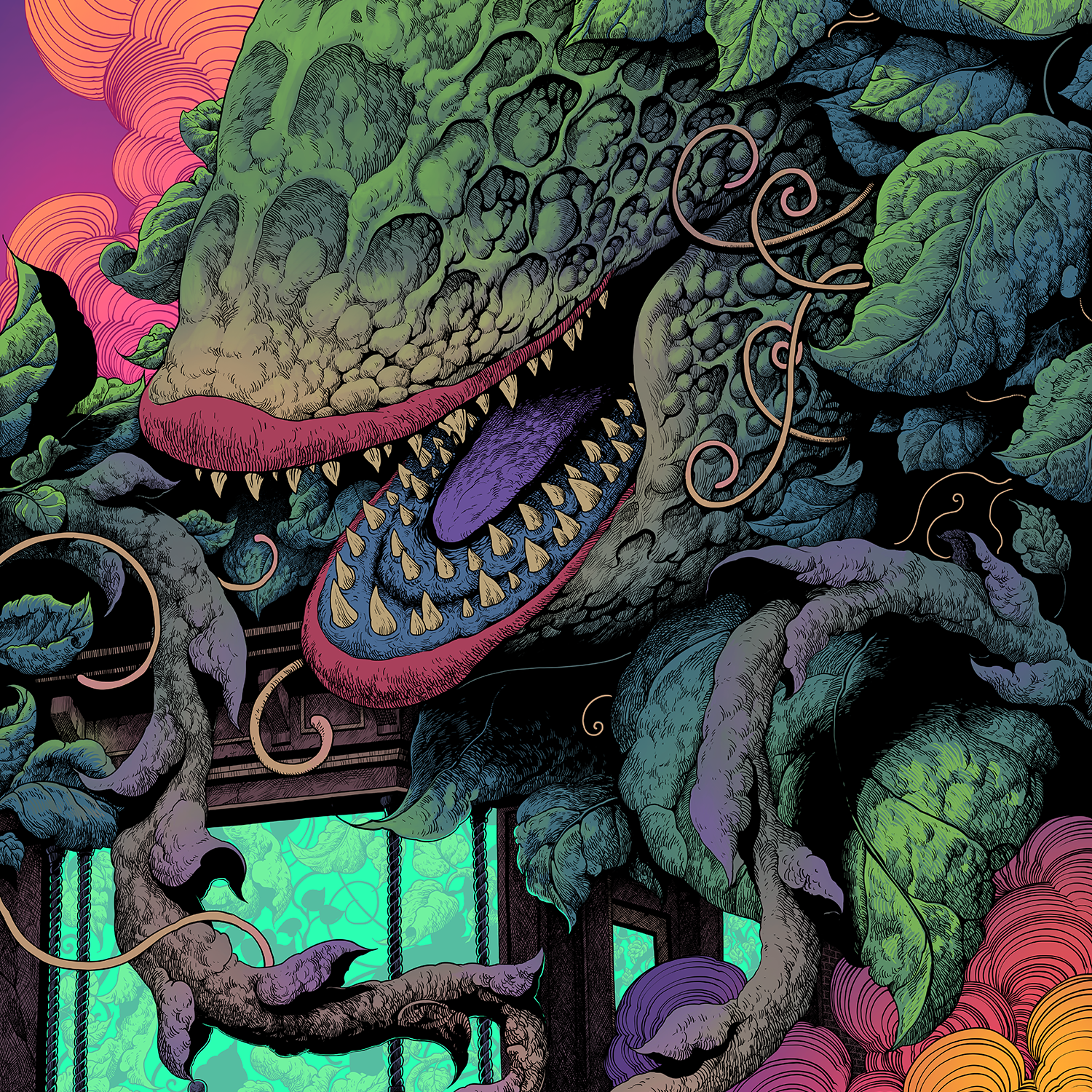 Ian Permana "Little Shop of Horrors" Art Print