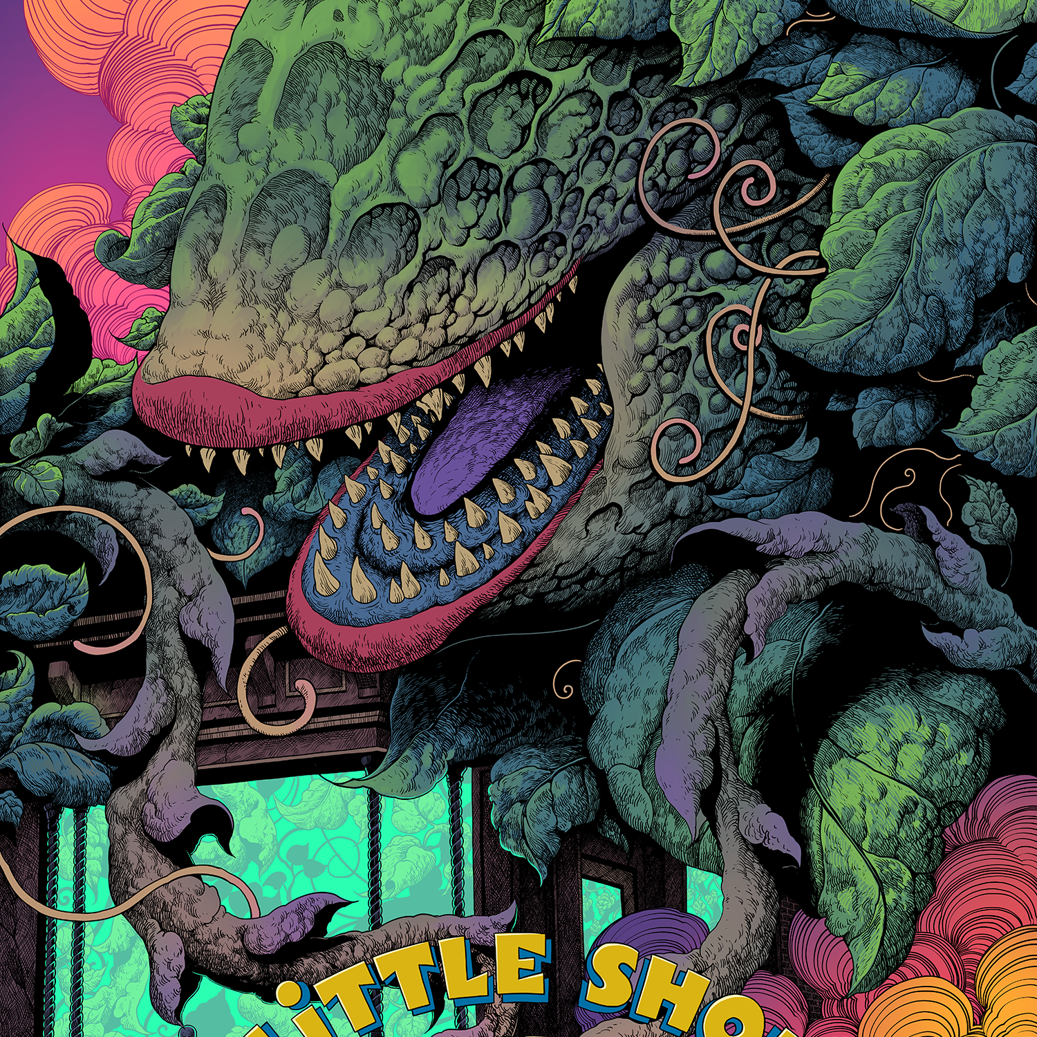 Ian Permana "Little Shop of Horrors" Acrylic Panel Print