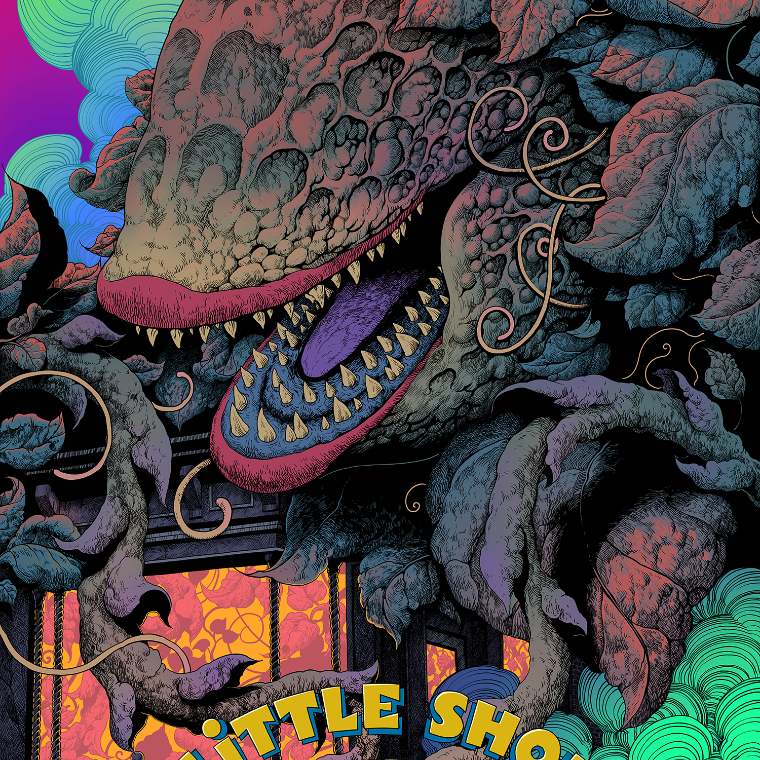Ian Permana "Little Shop of Horrors" Variant - Acrylic Panel Print