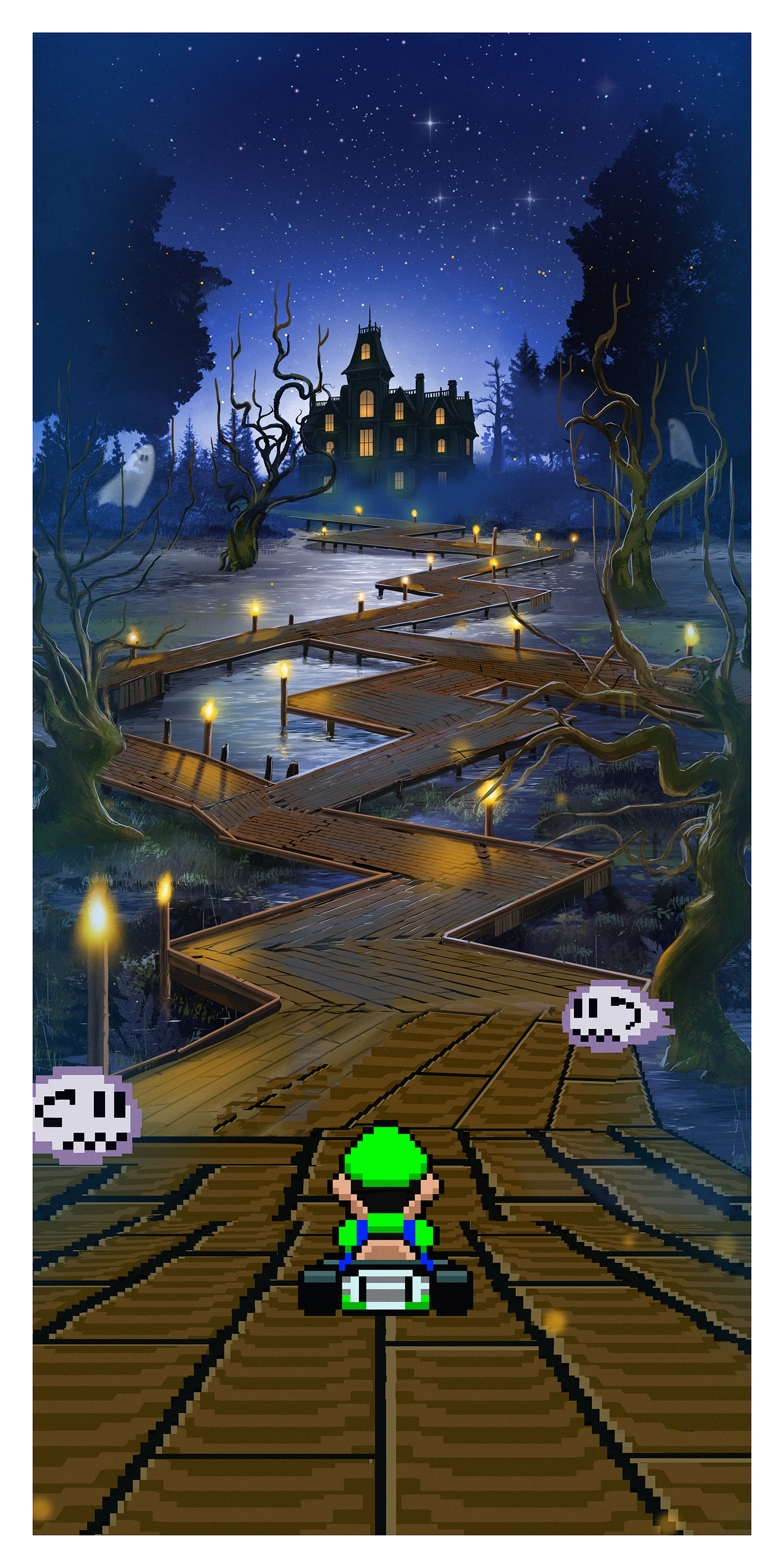 Andy Fairhurst "Luigi" Acrylic Panel Print