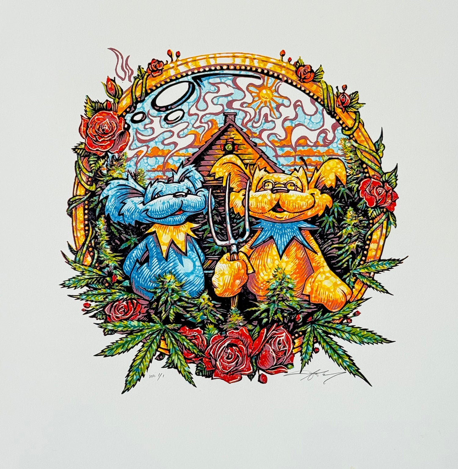 AJ Masthay "Let it Grow" Watercolor Variant