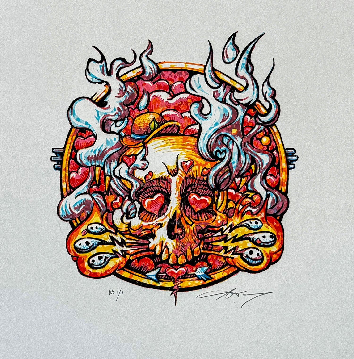 AJ Masthay "LoveLight" Watercolor Variant
