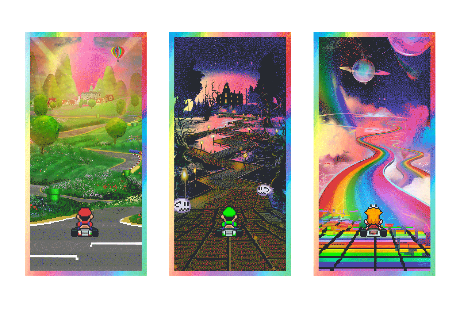 Andy Fairhurst "Mario Perspective" Foil Variant SET