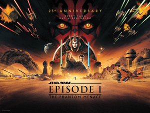 Matt Ferguson "The Phantom Menace - 25th Anniv." Quad