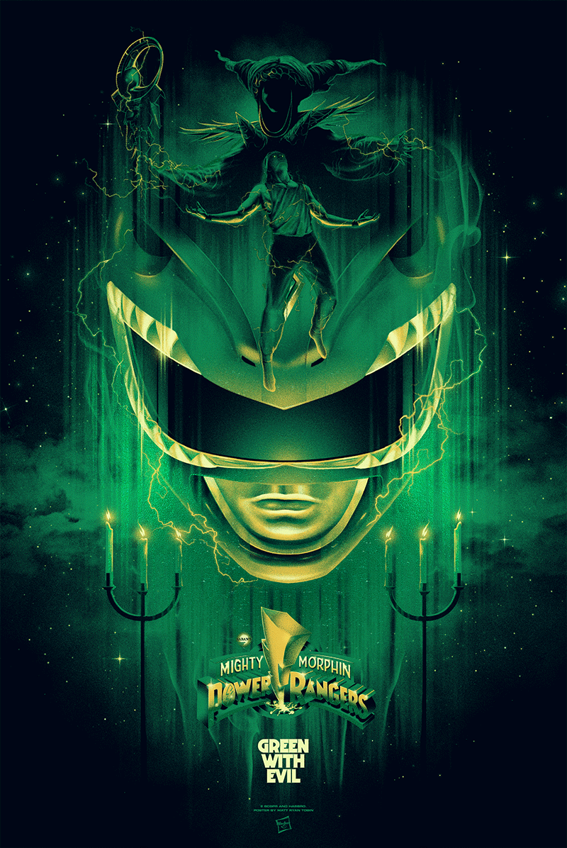 Matt Ryan Tobin "Green with Evil (Power Rangers)" Foil Variant