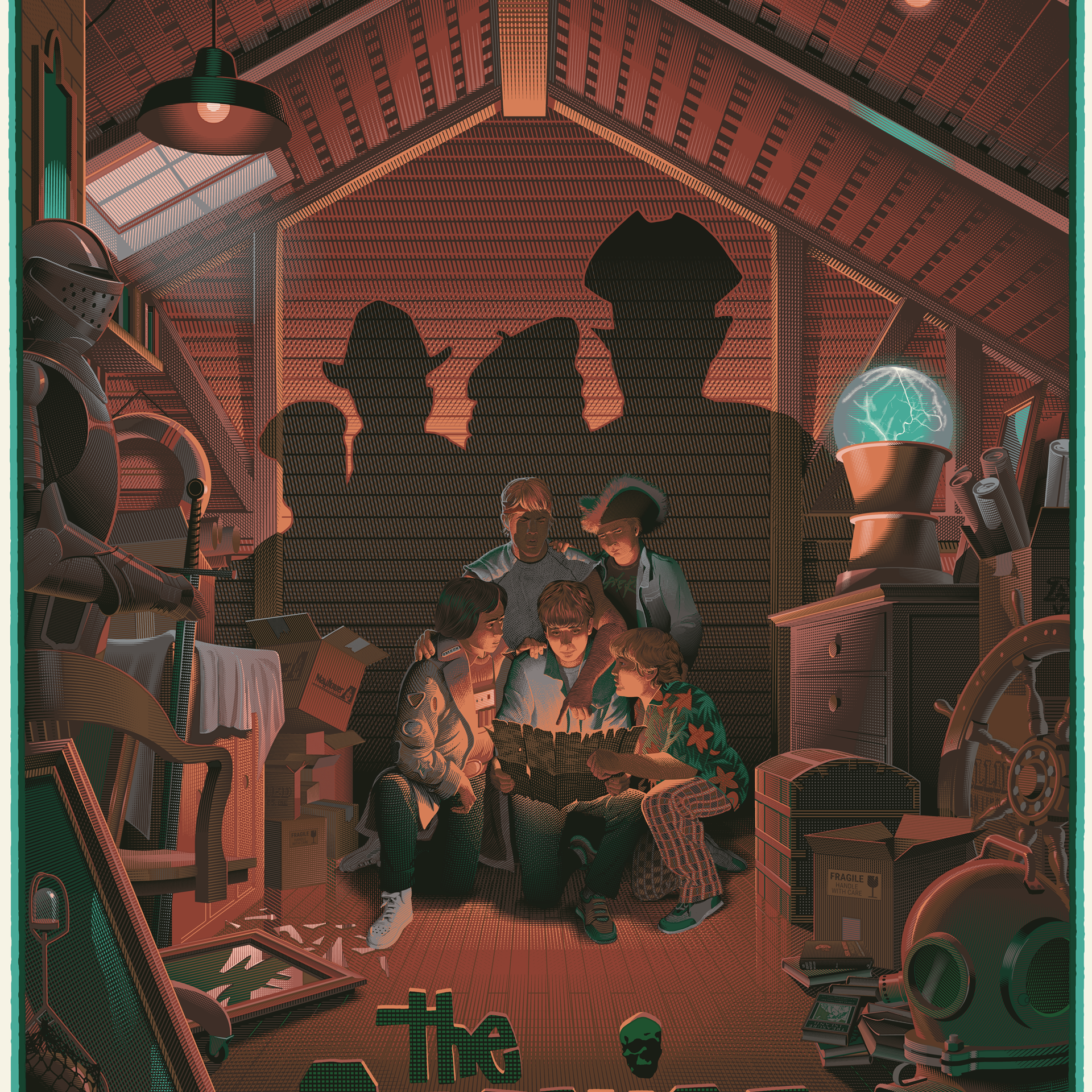 Laurent Durieux "The Goonies" Variant - Acrylic Panel Print