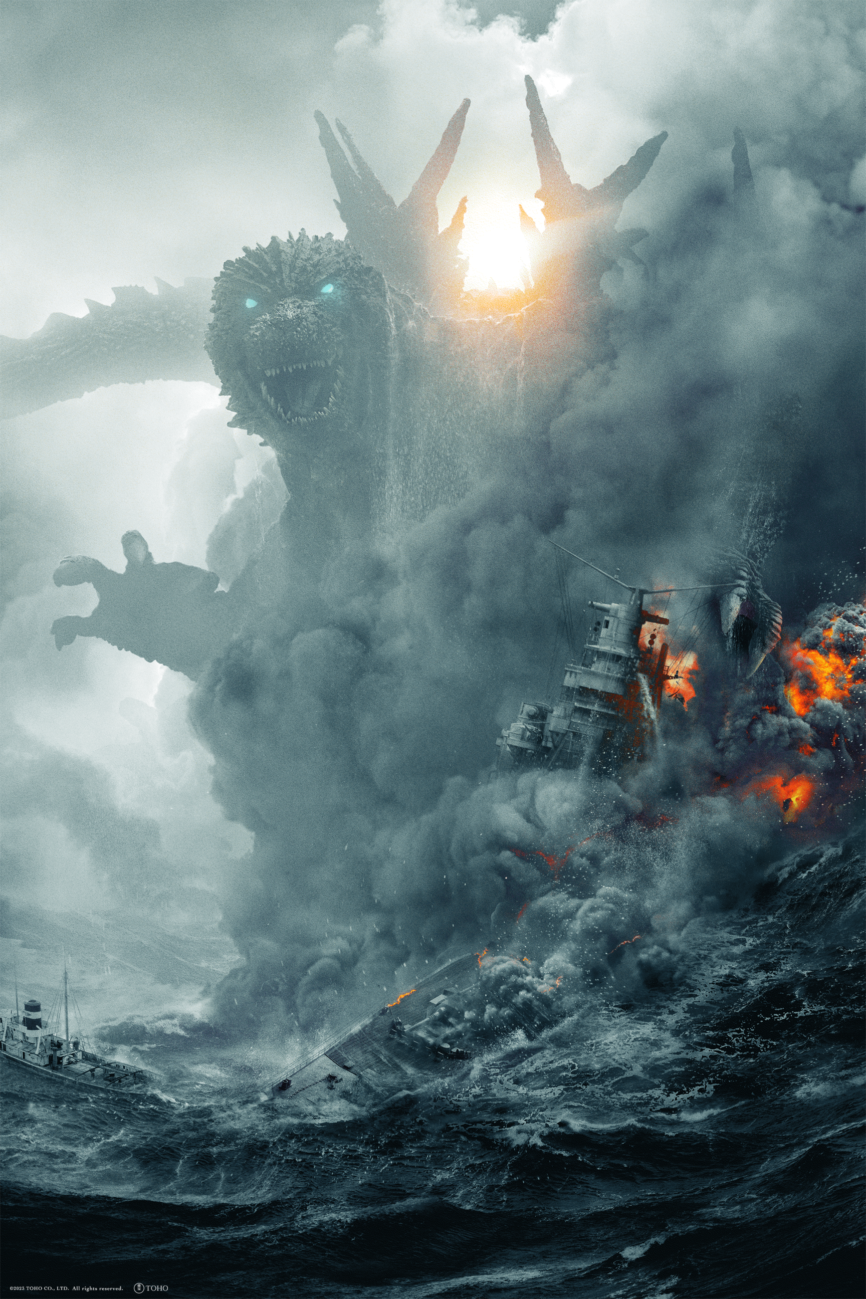 Godzilla Minus One - Theatrical - Screen Print - Art Variant