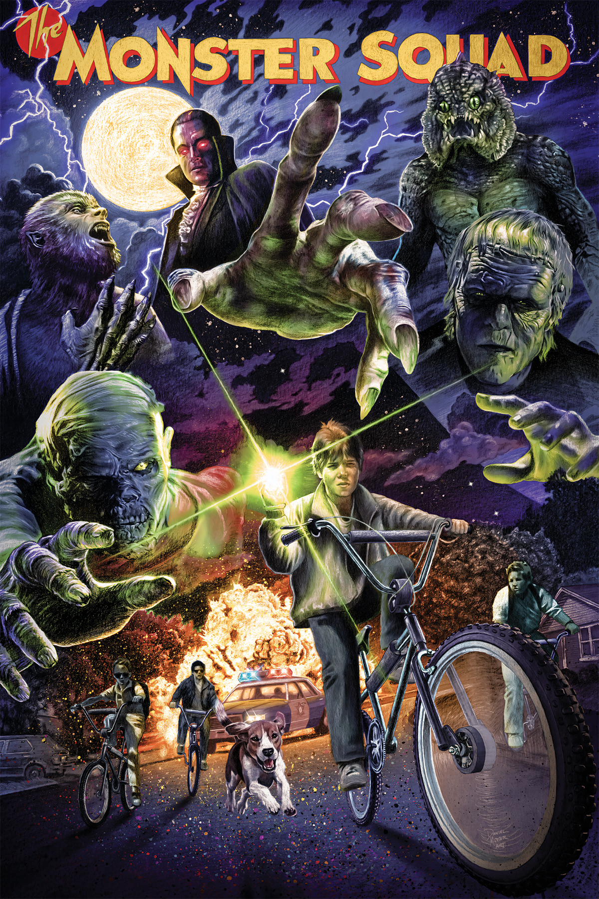 Daniel Mercer "The Monster Squad" Acrylic Panel Print