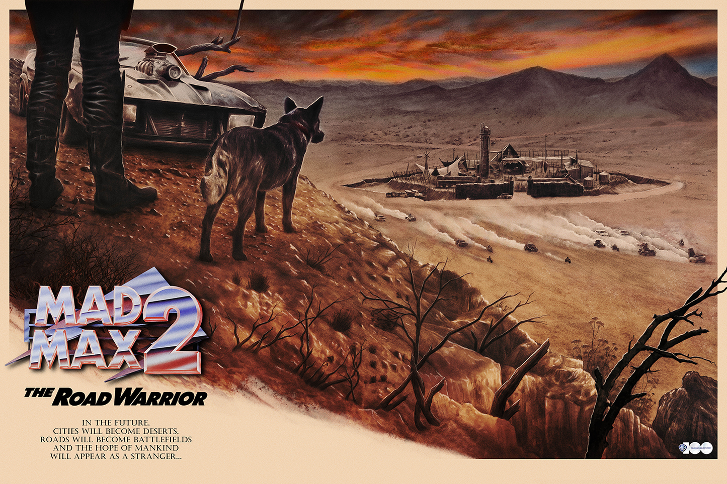 Andrew Rowland "Mad Max 2" Acrylic Panel Print