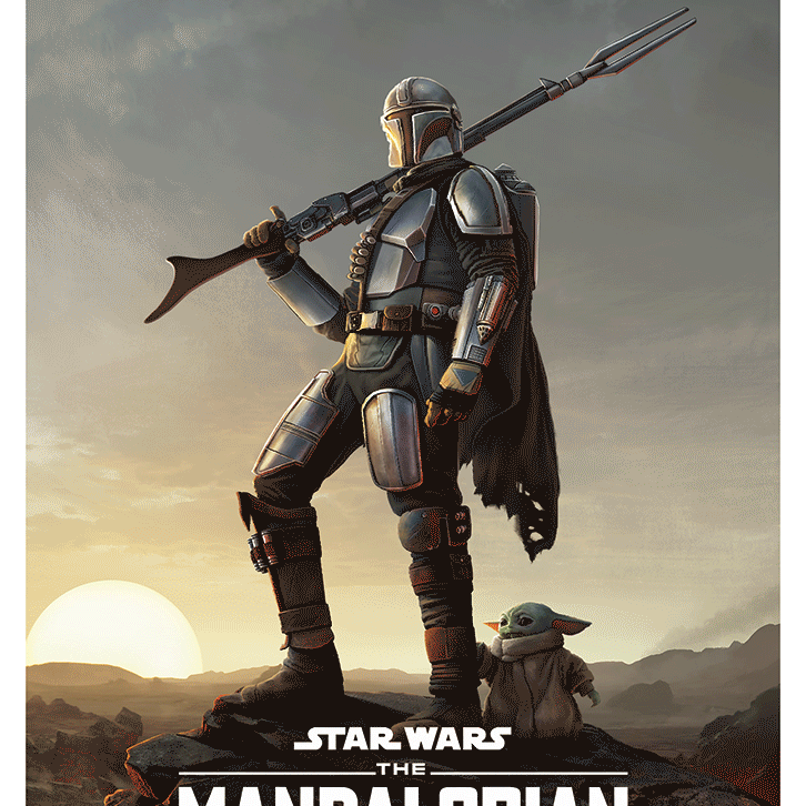 Pablo Olivera "The Mandalorian and Grogu" 3D Flip Lenticular
