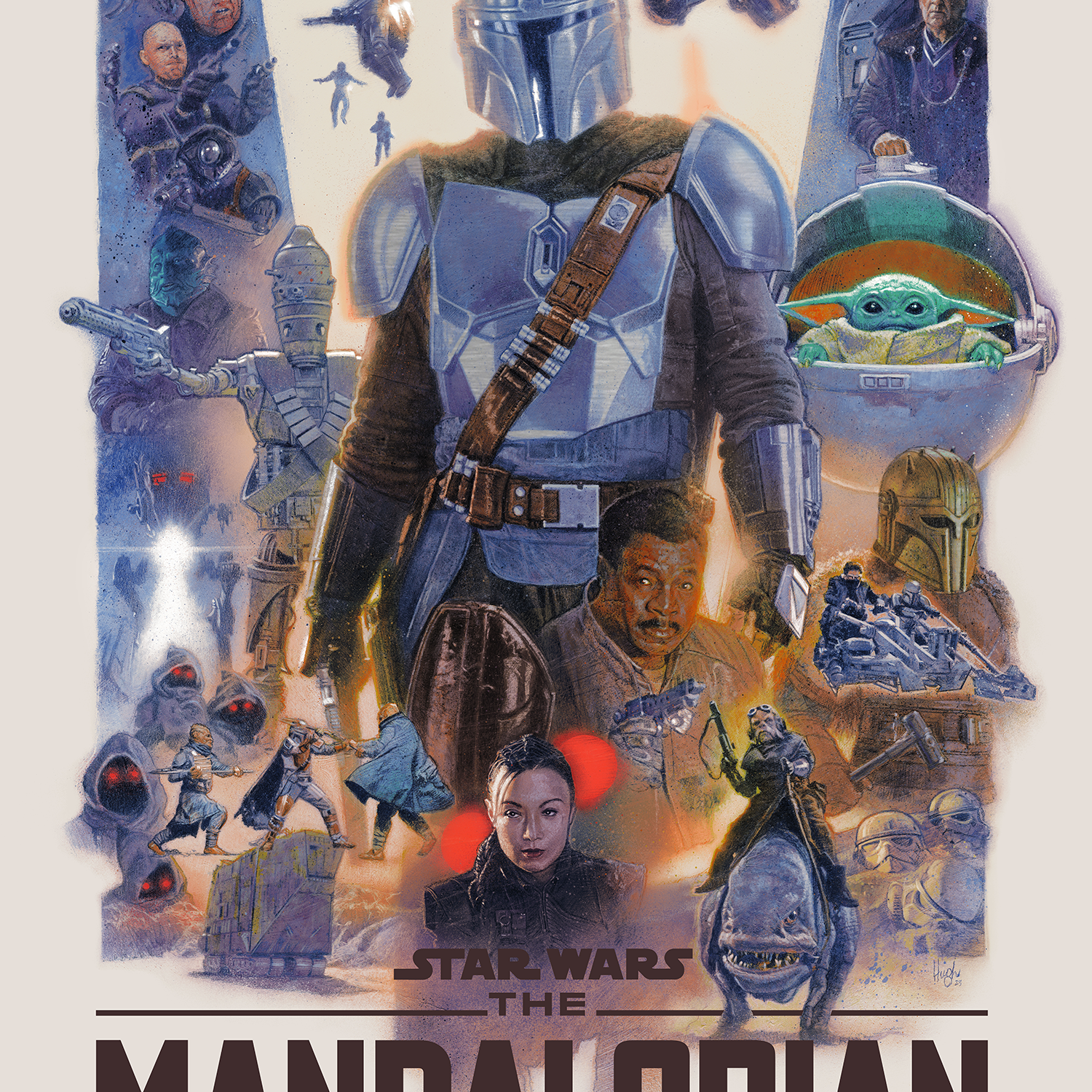 Hugh Fleming "A Complicated Profession (The Mandalorian)" Foil Variant