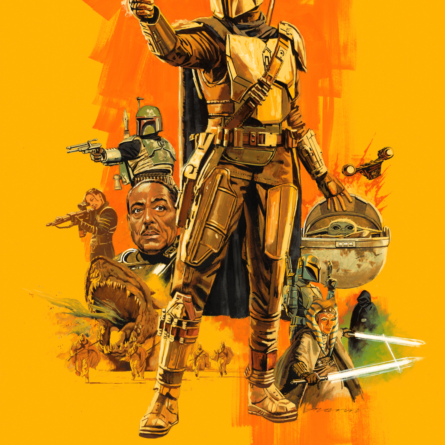 Paul Mann "Only One Way (The Mandalorian)" Variant
