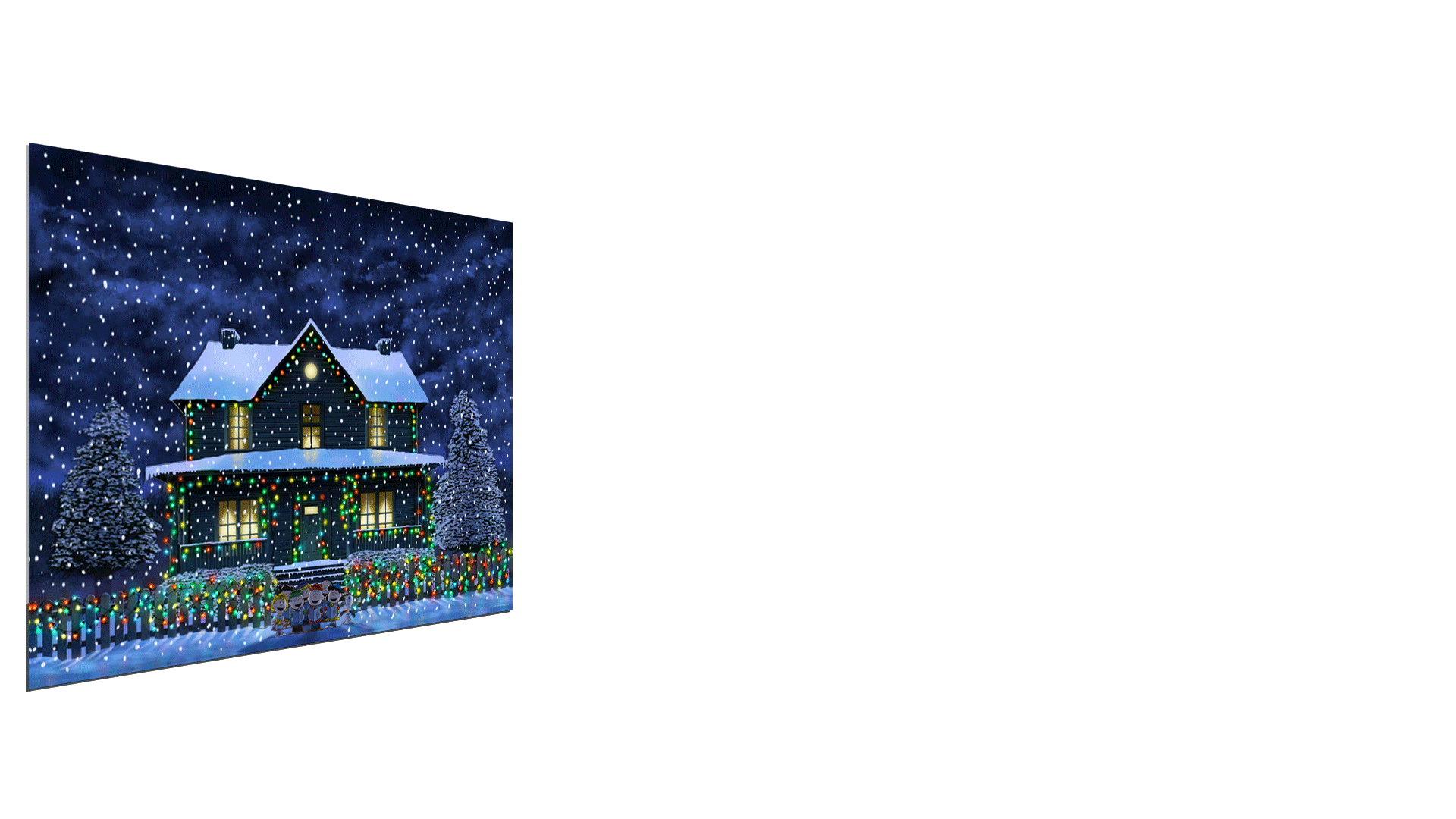 Mark Chilcott & Charles M. Schulz "Tis the season" Multi-Layer Acrylic