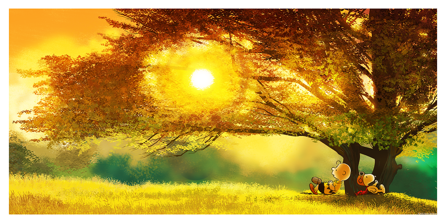 Mark Chilcott & Charles M. Schulz "Peanuts: A Quiet Moment" Multi-Layer Acrylic