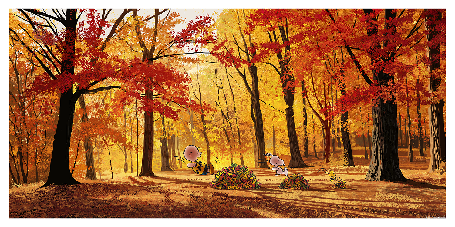 Mark Chilcott & Charles M. Schulz "Peanuts: Leaf Jumping"