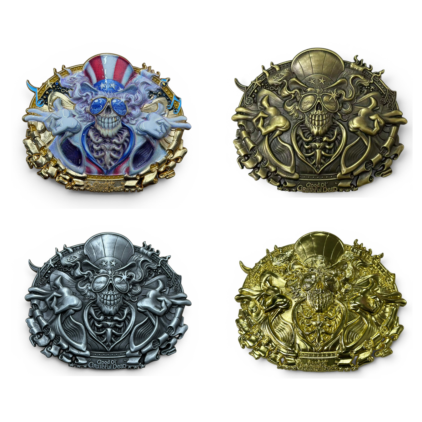 AJ Masthay "US Blues" 3D Belt Buckle (SET)