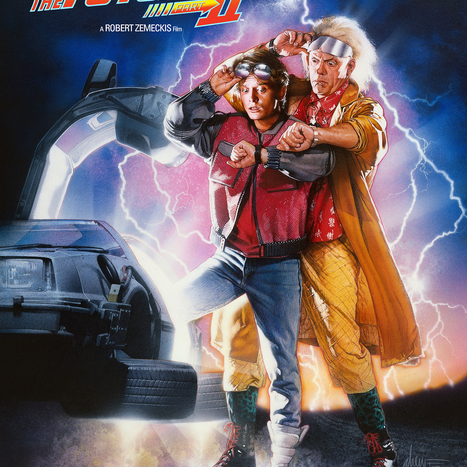 Drew Struzan "Back to the Future Part II" Acrylic Panel Print