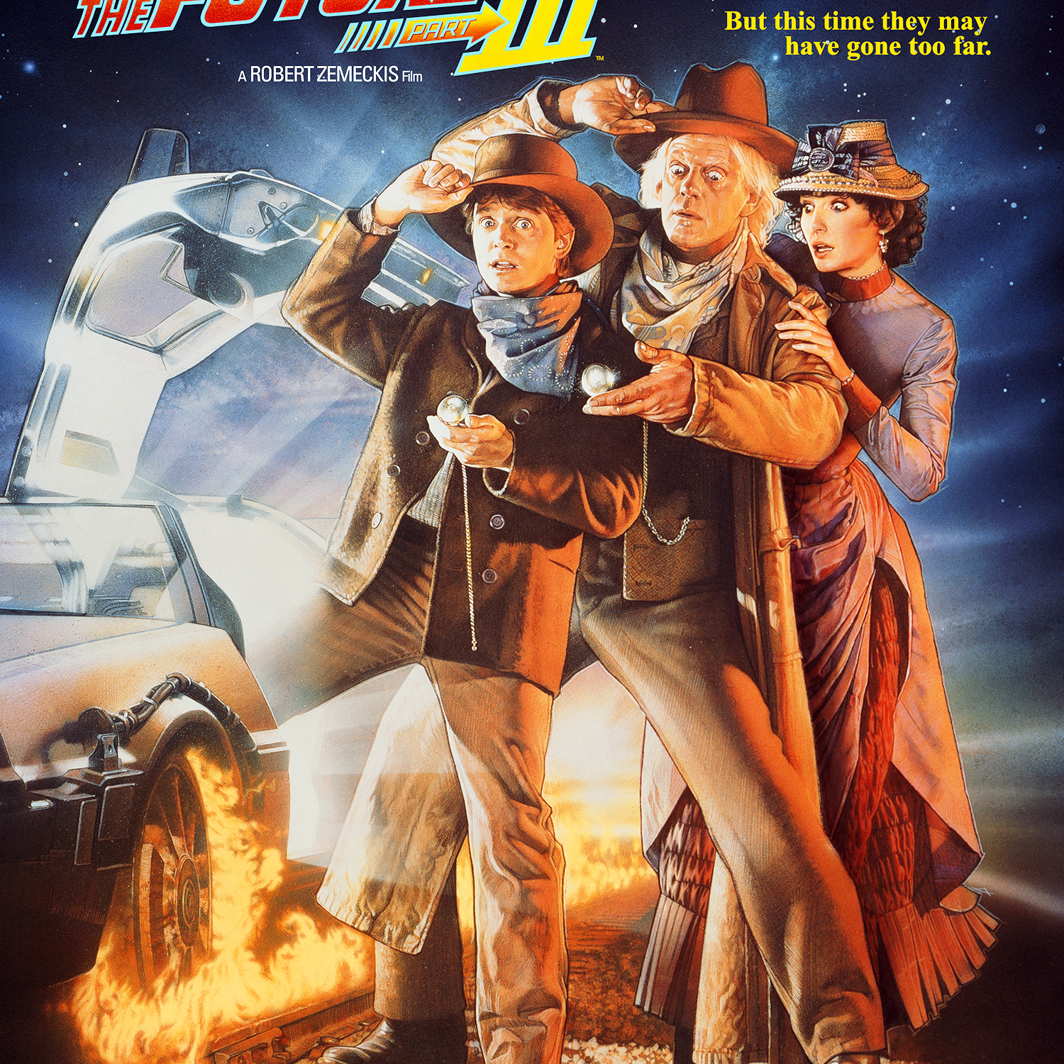 Drew Struzan "Back to the Future Part III" Acrylic Panel Print
