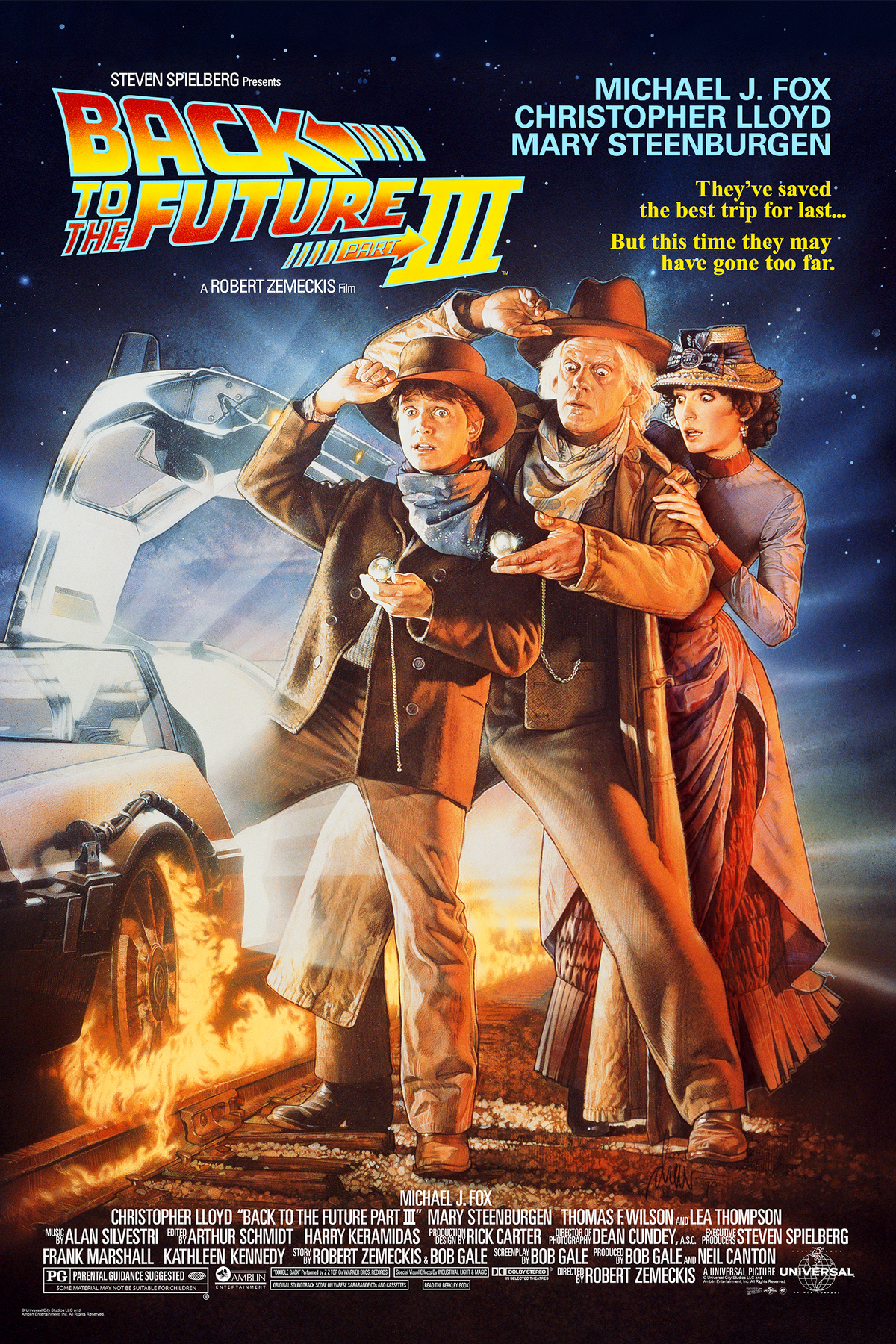 Drew Struzan "Back to the Future Trilogy" Acrylic Panel Print (SET)