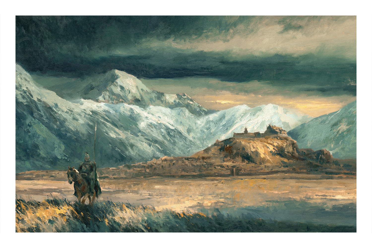 Karl Fitzgerald "Meduseld" Acrylic Panel Print