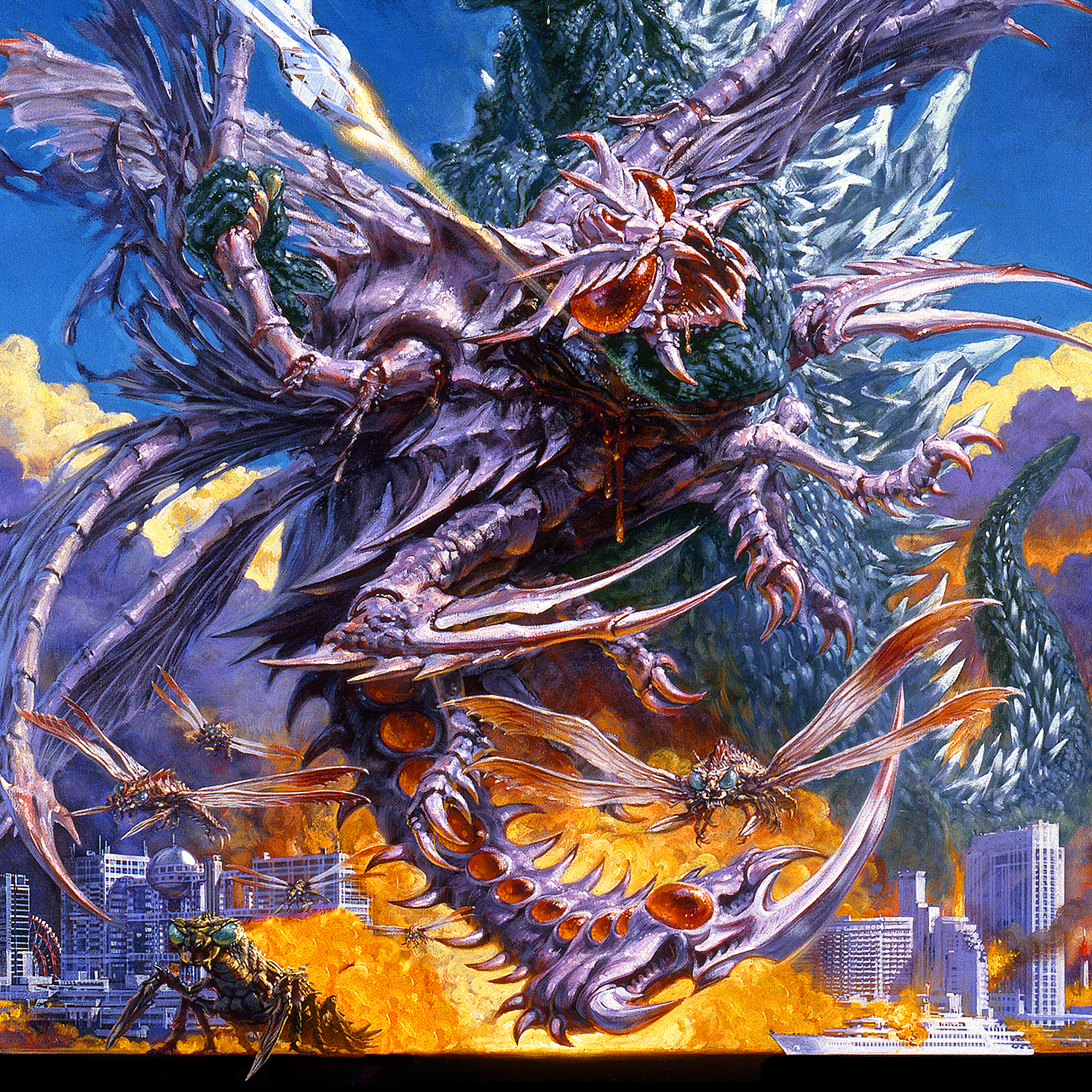 Noriyoshi Ohrai "Megaguirus vs. Godzilla" Art Print Edition